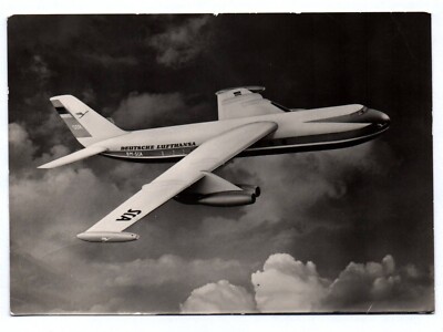 Ak Turbinen Verkehrsflugzeug 152 Deutsche Lufthansa 1958