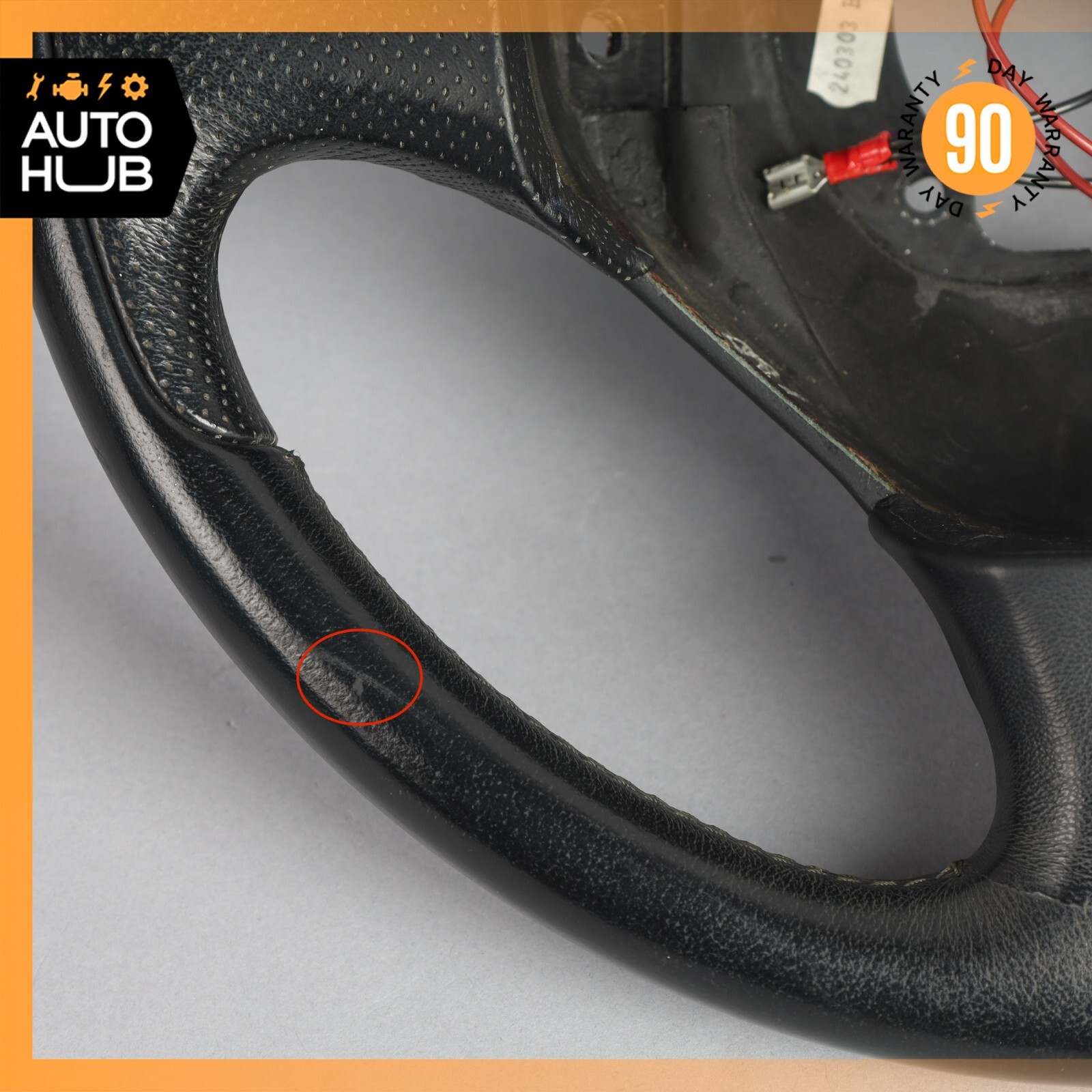 02-07 Maserati Spyder 4200 M138  GT Cambiocorsa Steering Wheel Black OEM 61k