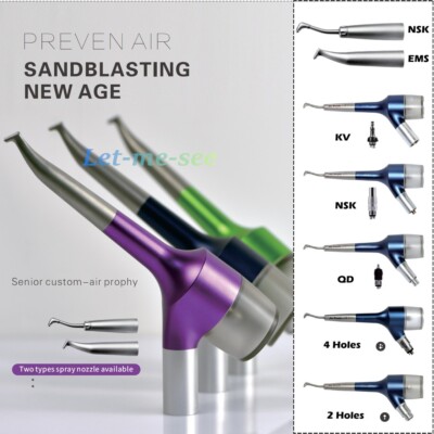 Dental Air Prophy System Jet Polisher Handpiece Intraoral 2/4 Holes NSK EMS QD