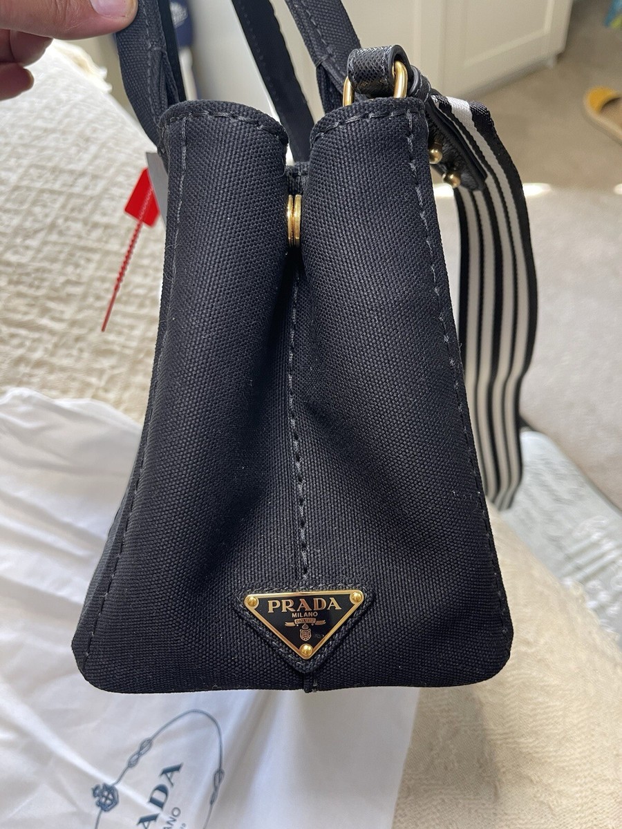Authentic PRADA Canapa small tote bag | eBay