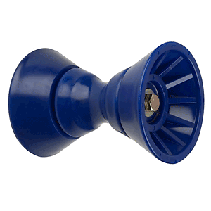 C.E. Smith 29331 4" Bow Bell Roller Assembly - Blue TPR - Bild 1 von 1