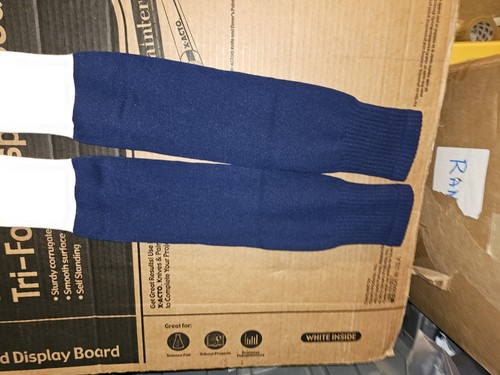 Twin City Full Knit Linemine/fuerte lateral esquinero juego calcetines azul marino nuevos sin etiquetas - Imagen 5 de 5