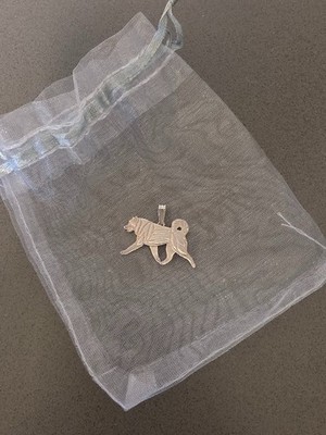 Sterling Silver 925 Alaskan Malamute Detailed Dog Pendant for Necklace or Chain