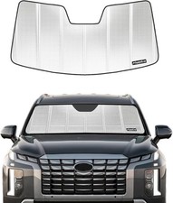 Windshield Sun Shade for 2020-2025. Reflective Aluminum Film Front Window Sunsh