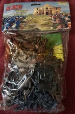 Vintage BMC Sealed 54mm Alamo Texian Soliders  Mexican Troops Figure Playset