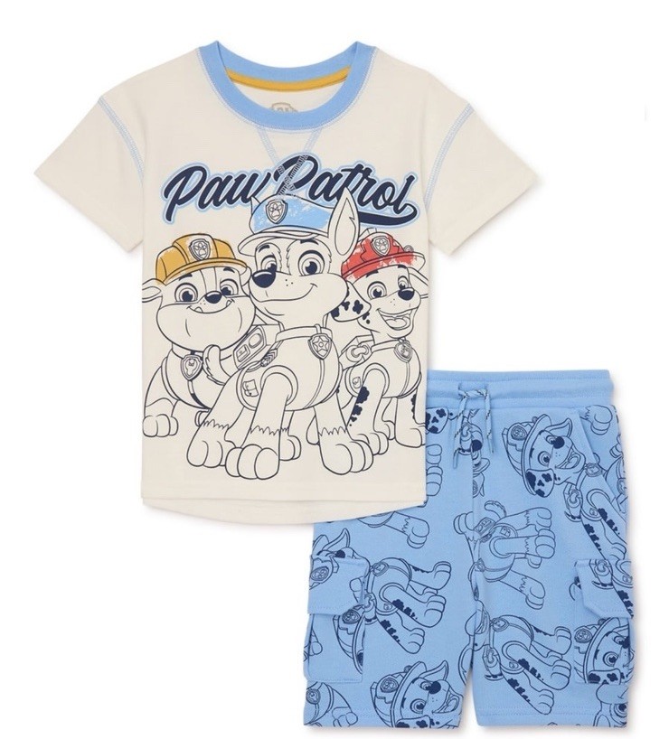 PawPatrol Toddler Unisex 18m  2-Piece Set Marshall Chase Rubble Pockets Pullover
