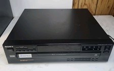 Sony CDP-C245 5 Disc CD Player Changer Tested Reads Discs Vintage