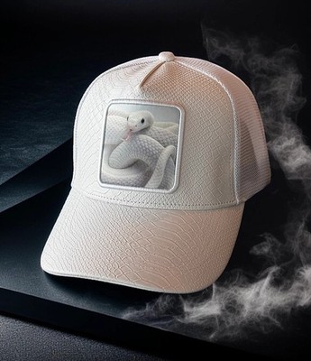 White Snake Viper TM - Limited Edition Premium Hat