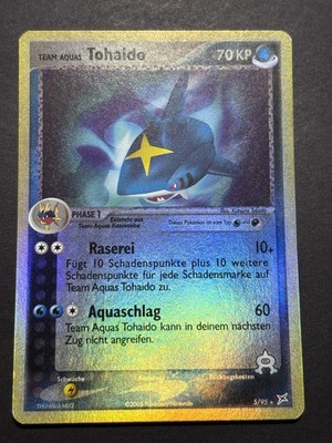 Team Aqua's Sharpedo 5/95 Team Magma Vs Team Aqua Reverse Holo