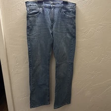 Signature by Levi Strauss & Co. Jeans Mens 34x34 Blue Denim Bootcut Gold Label