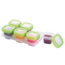 6 Pcs Fresh- Keeping Box Freezer Storage Containers Food Case Baby