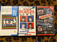 The Beatles VHS 3 cassettes