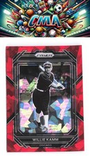 2023 Panini Prizm #229 Willie Kamm Red Ice Prizms