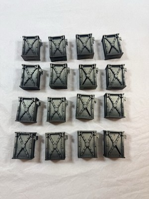 Lot 16 Sci-Fi Barricades Modular Wall Terrain 28mm Warhammer 40k Kill Team MDF 