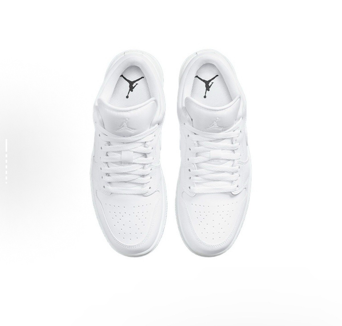 靴 Nike Air Jordan 1 Low Triple White 26cm Nike Air Jordan 1 Low 2022 AJ1 Triple White Men Casual Shoes
