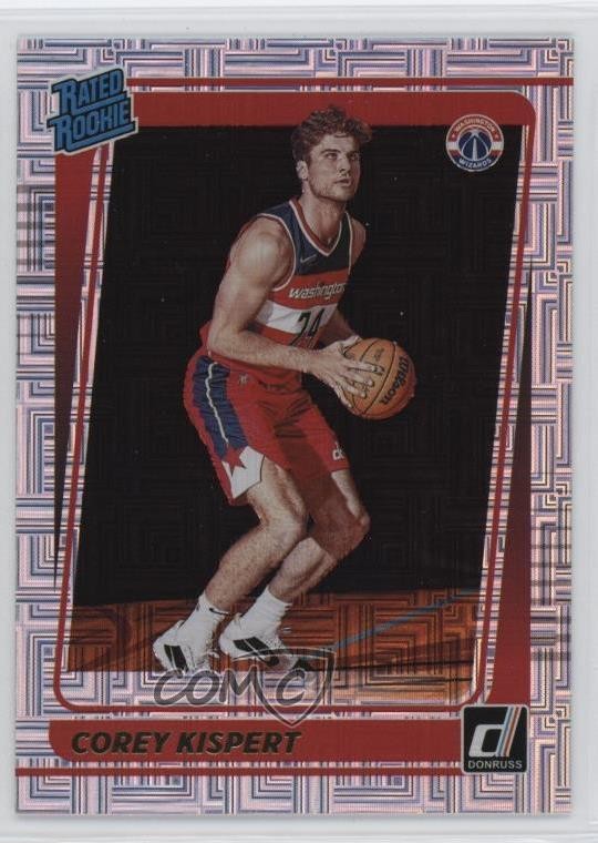 2021-22 Panini Donruss Rated Rookie Choice Corey Kispert #233 hu1