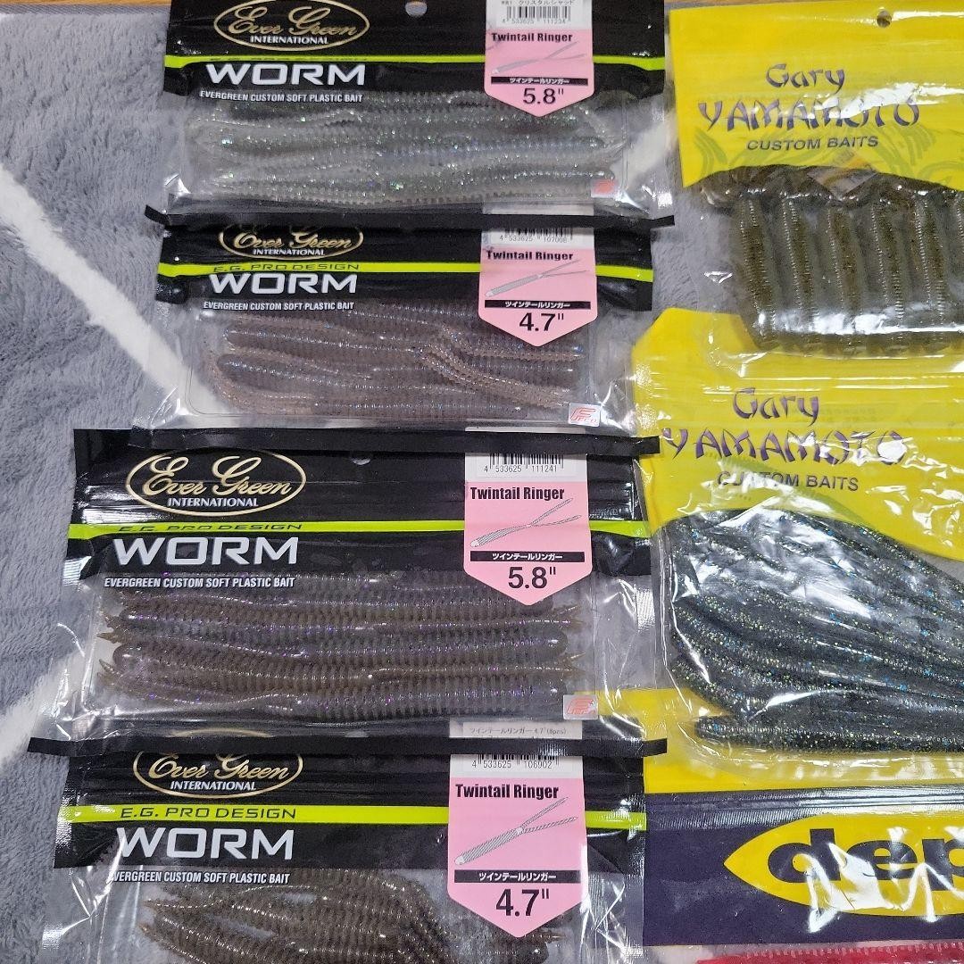 Gary Yamamoto deps DAIWA soft worm set 622647 - Image 3