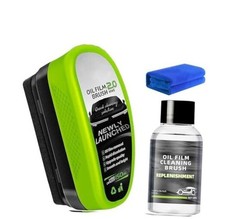 Upgrade Automotive Oil Film Cleaning Brush, 2025 New 2.0 Green Oil Film Wipe,