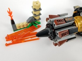 LEGO Ninjago 70747 Boulder Blaster Complete Jet Plane Cole Sleven Zugu Elements