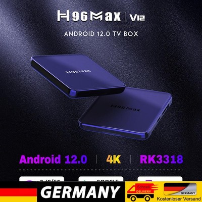 H96 Max V12 Media Player Receiver Free Internet Searching Network Set Top Box