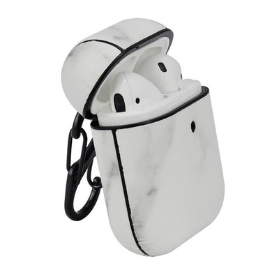 TERRATEC AirBox Fabric Marmor Apple AirPods Case Schutzhülle kabellose Aufladung