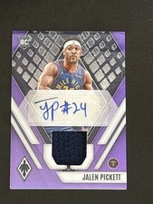 2023-24 Panini Phoenix Jalen Pickett #RJA-JPK Rookie Patch Auto Card /99