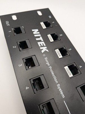 Nitek IPPWR16 16 Port Network Surge Protection System - Rack Mounted