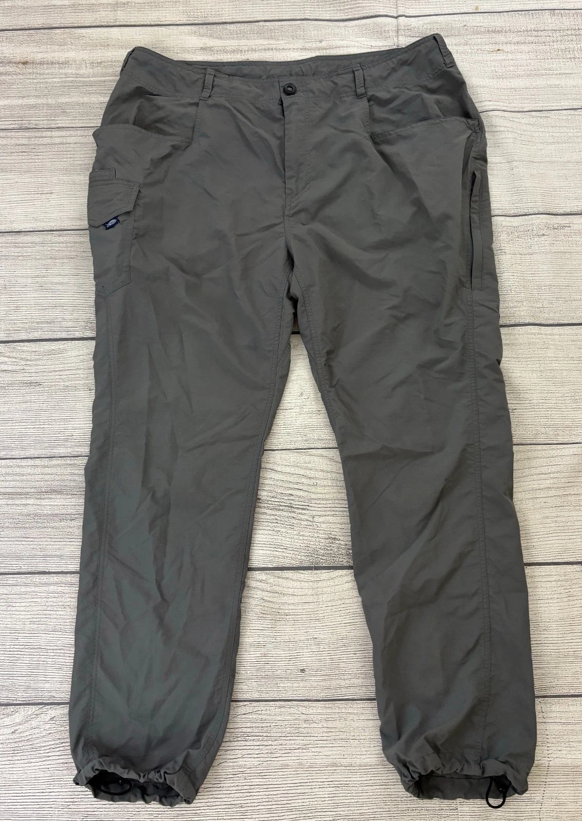 AFTCO FISHING GAMMA RAY Mens Sz 40 Gray Lightweight Pocket UPF Quick Dry Pants