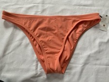 Shade  Shore Bikini Bottom Women  s XL   Coral Pink Low Rise High Leg Cheeky New