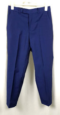 F f Signature Wool Blue Suit Trousers Size W32 X L29 Rrp  60 CR061 AA 08
