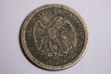 1875 - S -  Seated Liberty 20 cents - VG estimated grade