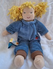 Kleine Stoffpuppe nach Waldorfart, liebevolle Handarbeit, Unikat, unbespielt