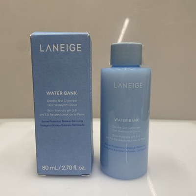 Authentic LANEIGE Water Bank Gentle Gel Cleanser with Hyaluronic Acid 2.7oz