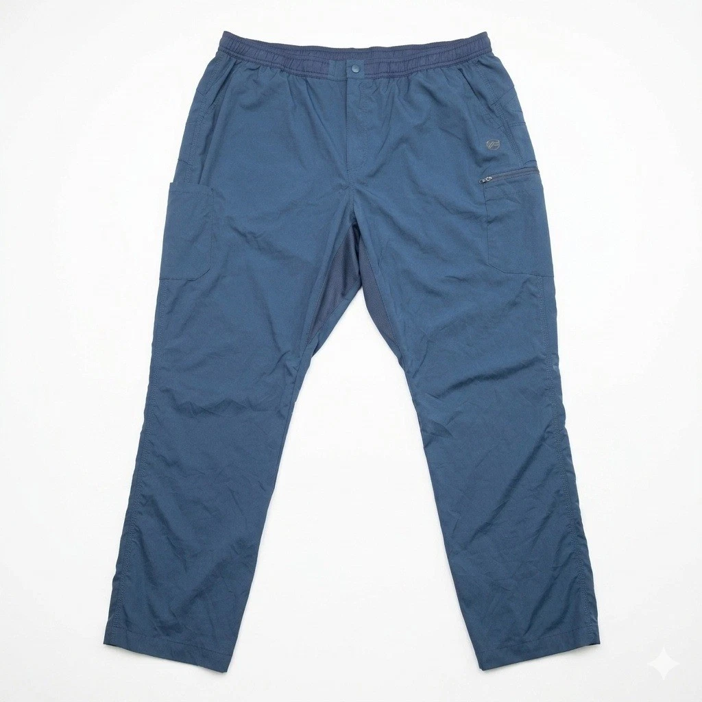 Carhartt Men's 3XL Force Liberty Scrub Pants Navy Blue Cargo C55106 Rugged Flex