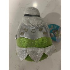 Squishmallows Tinker Bell Plush Toy Disney 100 Glitter Green Silver