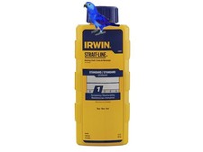 IRWIN Blue Chalk Line 227g 8oz Bottle Refill Builders Brick Line Powder STL64901
