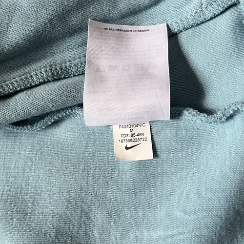 Nike Tech Jacket Hoodie Medium Blue Youth Boys Full Zip Lined Polyester Cotton - Picture 17 of 18