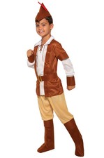 Brand New Sherwood Huntsman Robin Hood Inspired Medieval Child Costume Medium