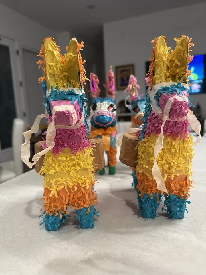 5Pcs Cinco De Mayo Mini Pinatas Donkey Unicorn Camel for Fiesta Supplies Decor - Image 2 of 4