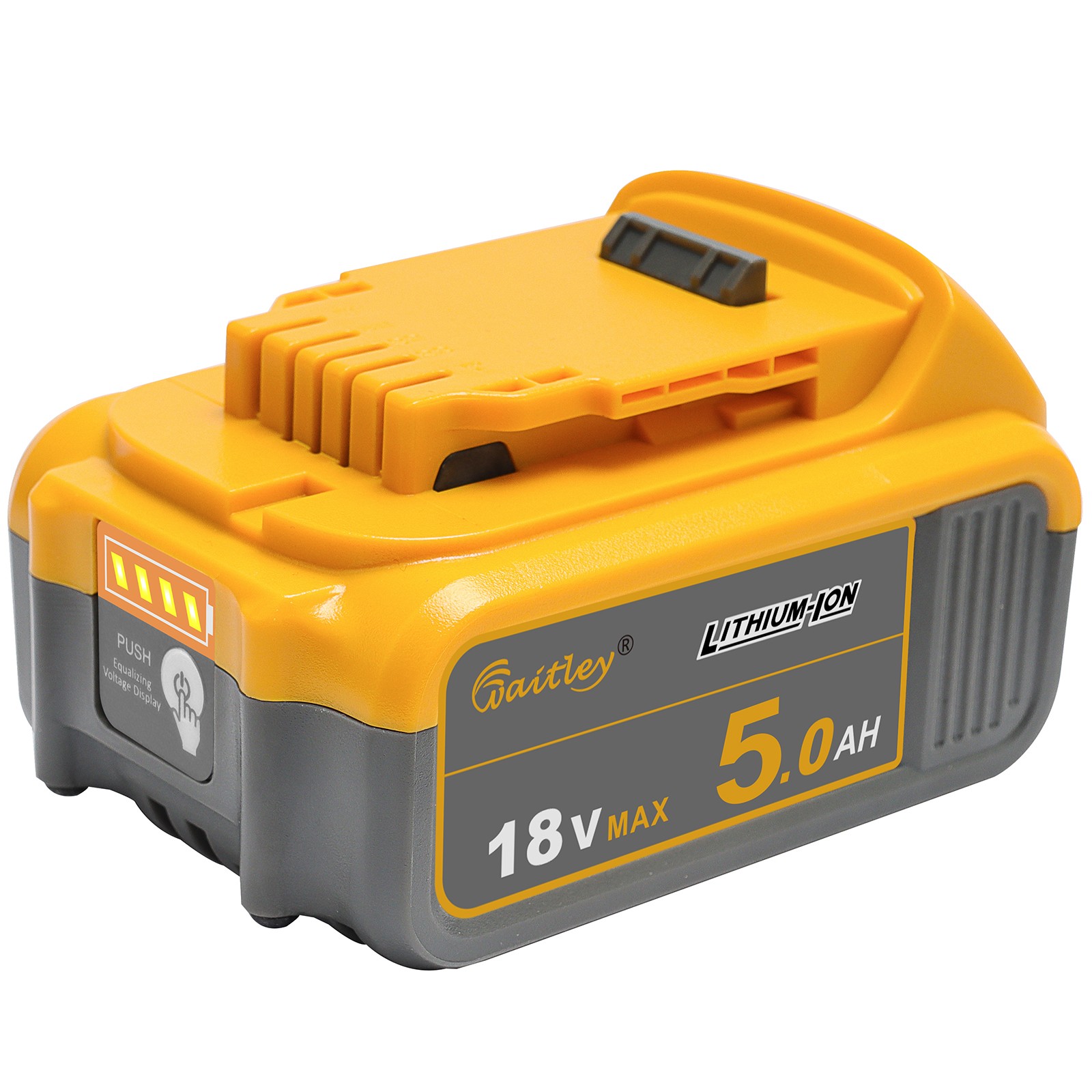 NEW 18V 5.0Ah Battery for Dewalt DCB180 DCB181 DCB182 DCB184 DCB200 DCF885 UK