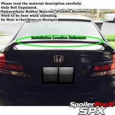 Duckbill Add-on Rear Gurney Flap Trunk Spoiler Fits Honda Civic 2013-15 4dr 284f Duckbill Add-on Rear Gurney Flap Trunk Spoiler Fits Honda Civic 2013-15 4dr 284f