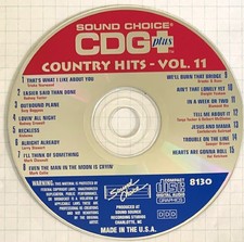 SOUND CHOICE SPOTLIGHT KARAOKE - COUNTRY HITS - VOL 11 - SC8130 - RARE 