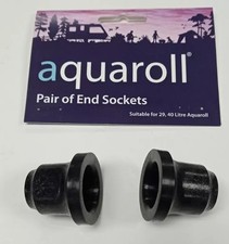 2 x Genuine Aquaroll Handle End Sockets 29L 40L Water Carrier Caravan Motorhome