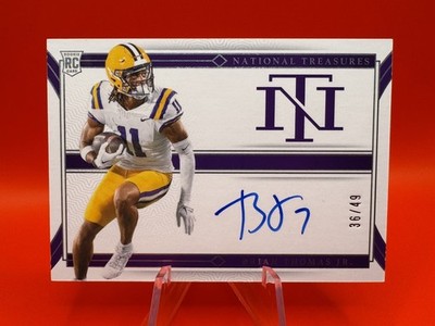 Brian Thomas Jr. 36/49 Rookie On-Card Auto Panini National Treasures 2024 RC