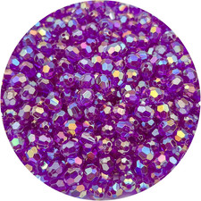200 Pcs 10MM AB Color Crystal Acrylic Beads round Faceted Crystal Plastic Bead S