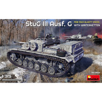 Stug Iii Ausf. G FEB.1943 Alkett Prod.With Winterketten Kit 1:35 Miniart Kit Mez
