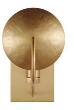 Polished Nickel Wall Sconce Light Fixture