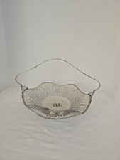 Sheffield Silver Plate Swing Handle Fruit, Bride Basket, EPNS