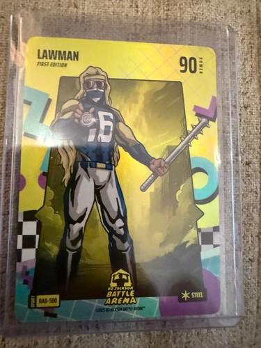 Bo Jackson Battle Arena Update- LAWMAN "Trevor Lawrence" 80s RAD Steel #RAD-500
