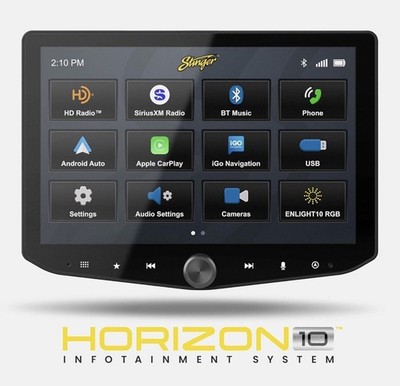 Stinger HORIZON10 IX210 Digital Multimedia Receiver 10.1'' HD Touchscreen Display